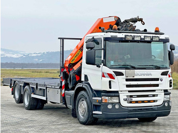 Camion grue, Camion plateau Scania P 420* PLATFORM 6,80m * PK 29002+FUNK * TOP: photos 4