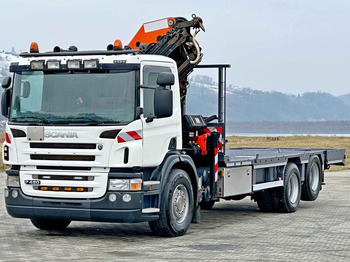 Camion grue, Camion plateau Scania P 420* PLATFORM 6,80m * PK 29002+FUNK * TOP: photos 3