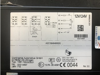 Chronotachygraphe pour Camion TACHOGRAPH CONTROL UNIT ACTROS MP3 EURO 5: photos 1