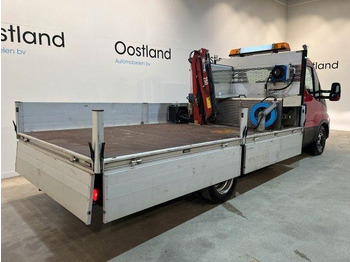 Utilitaire plateau Iveco Daily 35C16 Flatbed + Crane HMF 252 T2: photos 3