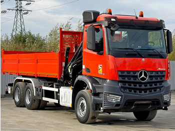 Camion benne, Camion grue Mercedes-Benz AROCS 2640: photos 3