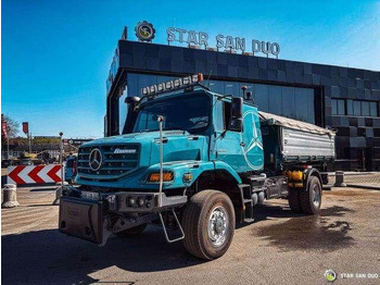 Camion benne, Camion grue Mercedes-Benz Zetros 1833 4x4 Kipper Camper Chassis: photos 3