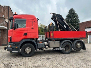Camion plateau SCANIA 124