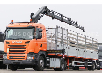 Camion plateau SCANIA R 410