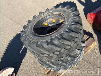 Pneu Michelin 15R 22.5XF Tyres & Rim to suit Haulotte HA20/25 (2 of): photos 3