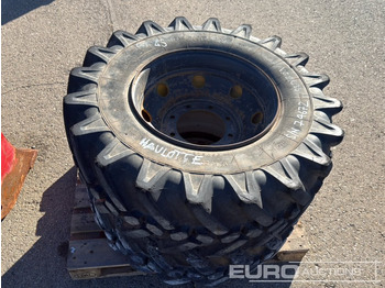 Pneu Michelin 15R 22.5XF Tyres & Rim to suit Haulotte HA20/25 (2 of): photos 4