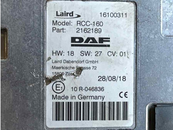 Système électrique pour Camion DAF ECU TELEFON  2162189: photos 2