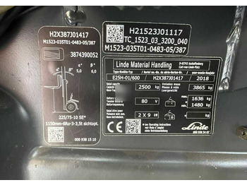 Linde E25H-01/600 — crédit-bail Linde E25H-01/600: photos 4