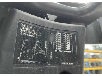 Chariot à mât rétractable Linde R16-01: photos 5 Chariot à mât rétractable Linde R16-01: photos 5