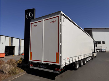 Semi-remorque surbaissé Fliegl SDS 350 Schiebeplane+Verdeck XL SAF 20.900Km: photos 5