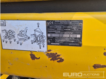 Pelle sur chenille 2021 Komatsu PC210LC-11E0: photos 2