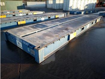 Carrosserie interchangeable/ Conteneur 30' Flat Rack Container Bridge: photos 1