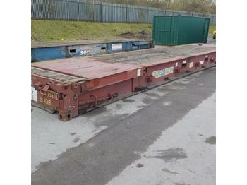 Carrosserie interchangeable/ Conteneur 40’ Flat Rack Container: photos 1