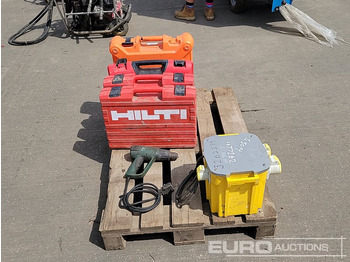L'équipement de construction Paslode PPM35Ci Battery Nail Gun, Bosch 230Volt Heat Gun, Hilti Battery Drill (3 of), 110Volt Transformer: photos 2