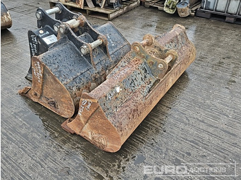 Godet Rhinox 60" Ditching, 36", 24" Digging Bucket 45mm Pin to suit 4-6 Ton Excavator: photos 5 Godet Rhinox 60" Ditching, 36", 24" Digging Bucket 45mm Pin to suit 4-6 Ton Excavator: photos 5