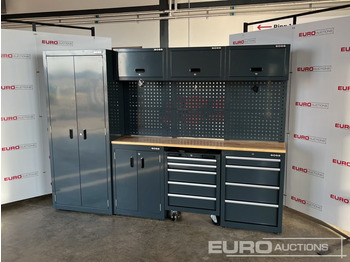 Équipement de garage Unused Boss 2.6m 9 Drawer, 5 Cabinet Tool Station: photos 2