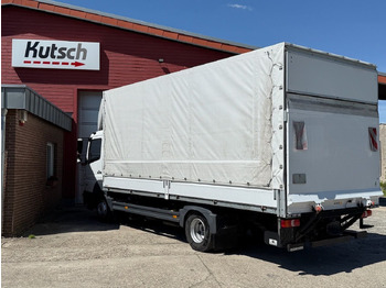 Camion à rideaux coulissants Mercedes-Benz Atego 818L Plane, Ladebordwand, Klima, AHK: photos 5