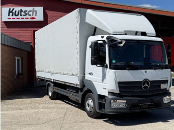 Camion à rideaux coulissants Mercedes-Benz Atego 818L Plane, Ladebordwand, Klima, AHK: photos 4