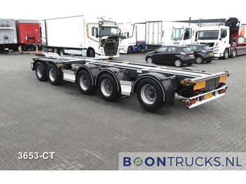 Semi-remorque porte-conteneur/ Caisse mobile D-Tec CT-60-05D COMBITRAILER | 2x20-30-40-45ft HC * 3x STEERING * 3x LIFT AXLE * NL TRAILER: photos 3 Semi-remorque porte-conteneur/ Caisse mobile D-Tec CT-60-05D COMBITRAILER | 2x20-30-40-45ft HC * 3x STEERING * 3x LIFT AXLE * NL TRAILER: photos 3