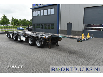 Semi-remorque porte-conteneur/ Caisse mobile D-Tec CT-60-05D COMBITRAILER | 2x20-30-40-45ft HC * 3x STEERING * 3x LIFT AXLE * NL TRAILER: photos 4 Semi-remorque porte-conteneur/ Caisse mobile D-Tec CT-60-05D COMBITRAILER | 2x20-30-40-45ft HC * 3x STEERING * 3x LIFT AXLE * NL TRAILER: photos 4