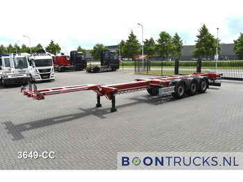 Semi-remorque porte-conteneur/ Caisse mobile D-Tec FLEXITRAILER | 2x20-30-40-45ft HC * 2x LIFT AXLE * 2x EXTENDABLE * NL TRAILER * APK 09-2026: photos 5