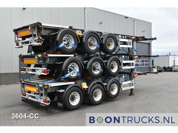 Semi-remorque porte-conteneur/ Caisse mobile VAN HOOL 20'/30'