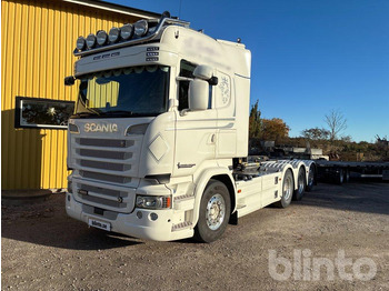 Camion ampliroll SCANIA