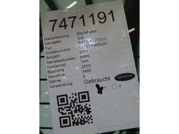 Chariot élévateur électrique STILL RX60