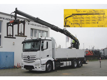 Camion plateau MERCEDES-BENZ Antos 2543