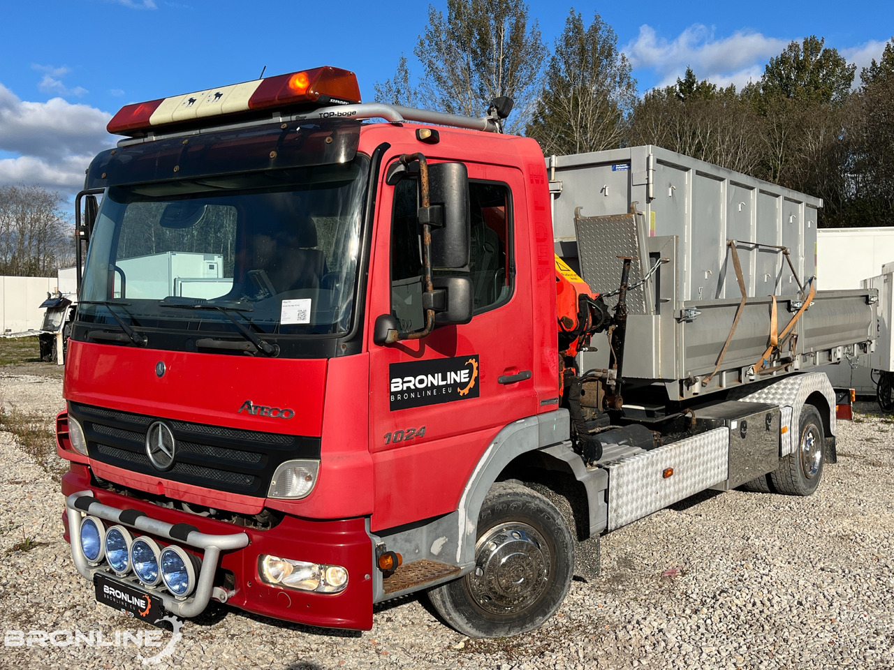 2007 Mercedes-Benz Atego 1024 Crane+Winch+Hooklift - Camion ampliroll, Camion grue: photos 1 2007 Mercedes-Benz Atego 1024 Crane+Winch+Hooklift - Camion ampliroll, Camion grue: photos 1