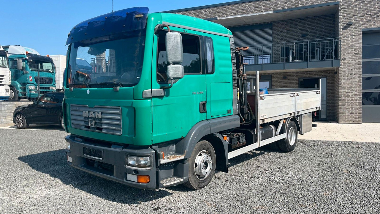 MAN TGL 8.180 4x2 Kran Hiab Tempomat MAN TGL 8.180 4x2 Kran Hiab Tempomat - Camion plateau, Camion grue: photos 2 MAN TGL 8.180 4x2 Kran Hiab Tempomat MAN TGL 8.180 4x2 Kran Hiab Tempomat - Camion plateau, Camion grue: photos 2