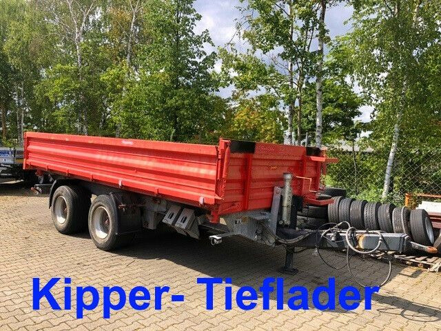 Möslein 19 t Tandemkipper- Tieflader - Remorque benne: photos 1 Möslein 19 t Tandemkipper- Tieflader - Remorque benne: photos 1