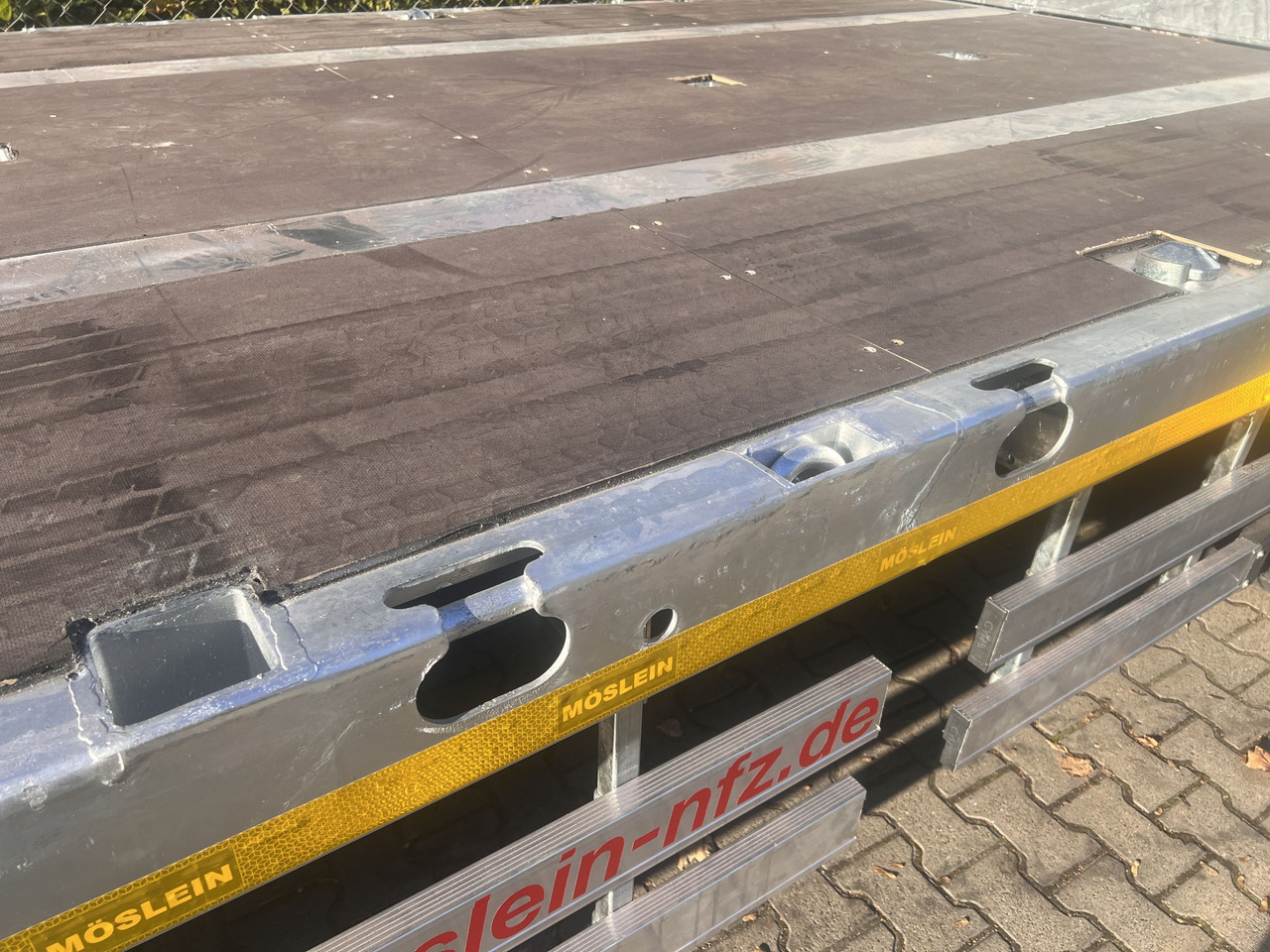 Remorque porte-engin surbaissée neuf Möslein T 3 Plato 8,6 m  3 Achs Jumbo- Plato- Anhänger 8,60 m, Mega: photos 10