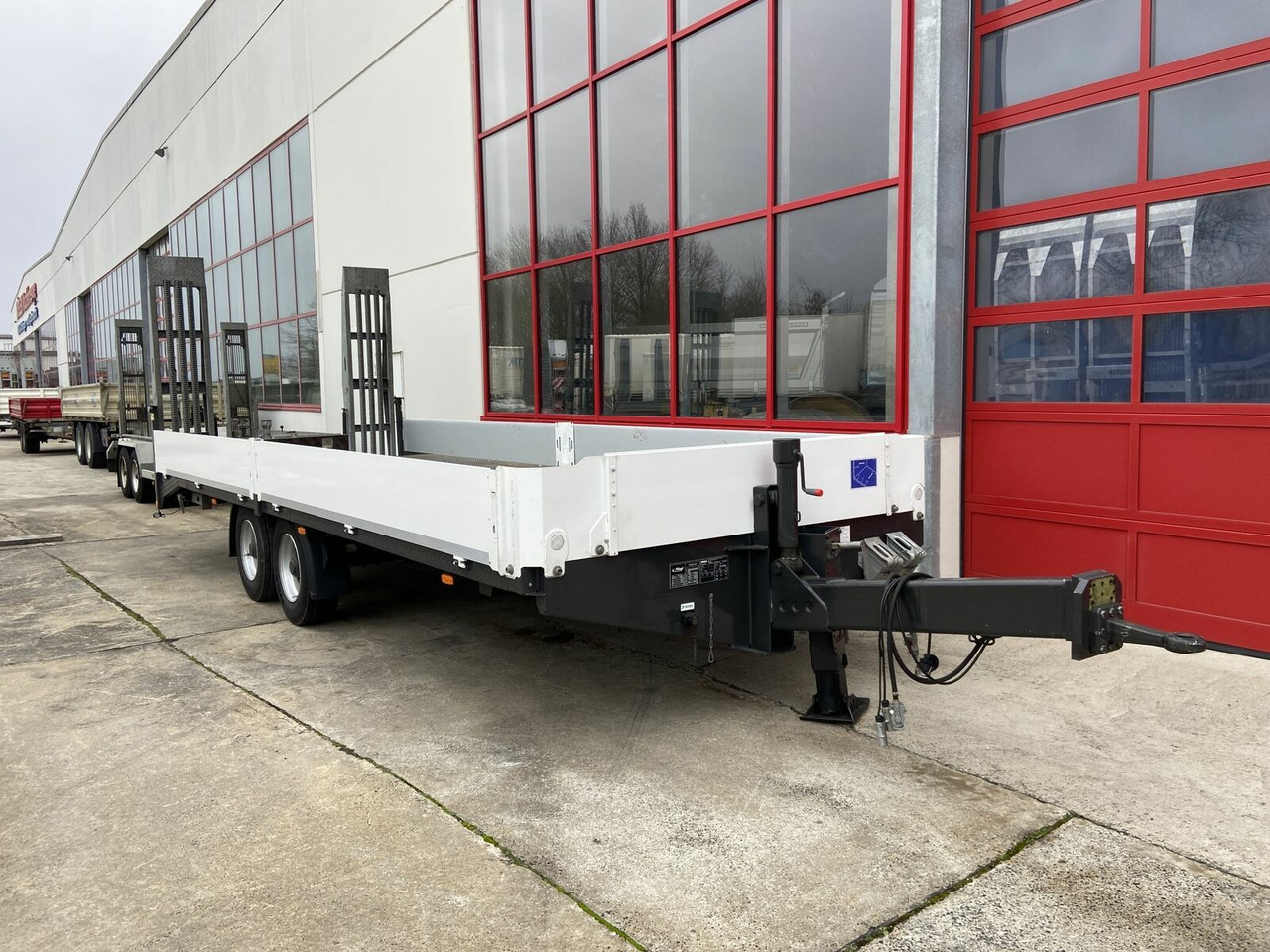 Tandemtieflader 7 m LadeflächeNeuwertig - Remorque porte-engin surbaissée: photos 3 Tandemtieflader 7 m LadeflächeNeuwertig - Remorque porte-engin surbaissée: photos 3