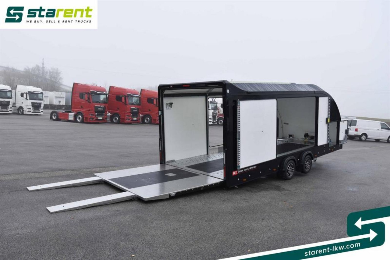 Remorque porte-voitures neuf Brian James Trailers Race Sport Seilwinde Zusatzrampen LED: photos 14 Remorque porte-voitures neuf Brian James Trailers Race Sport Seilwinde Zusatzrampen LED: photos 14