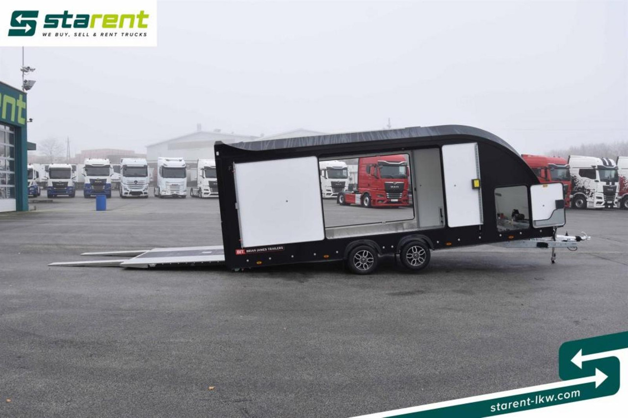 Remorque porte-voitures neuf Brian James Trailers Race Sport Seilwinde Zusatzrampen LED: photos 15 Remorque porte-voitures neuf Brian James Trailers Race Sport Seilwinde Zusatzrampen LED: photos 15