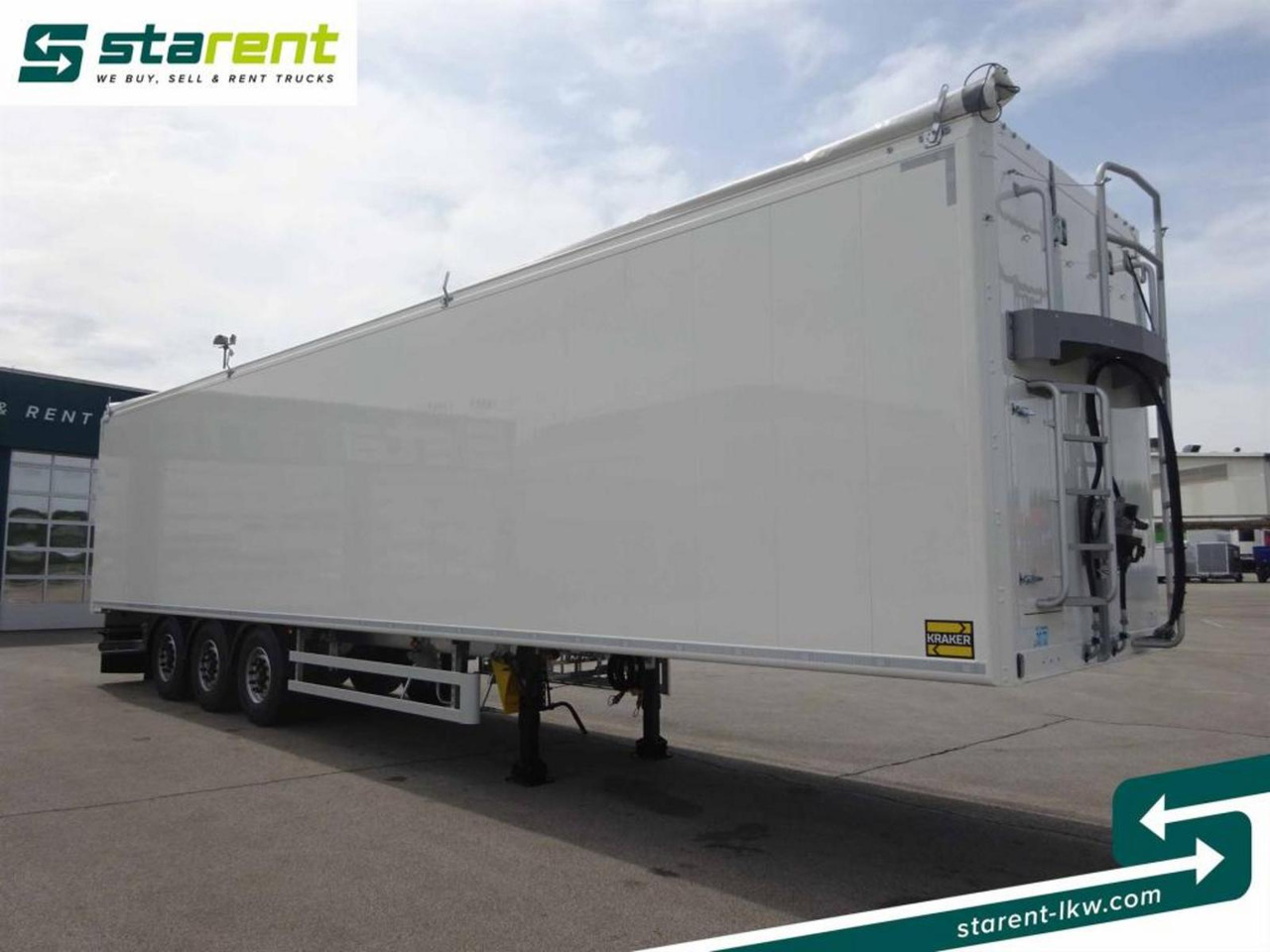 Kraker 10mm 92m³ BPW-Achsen Funk. Verzinkt Liftachse - Semi-remorque à fond mouvant: photos 3 Kraker 10mm 92m³ BPW-Achsen Funk. Verzinkt Liftachse - Semi-remorque à fond mouvant: photos 3