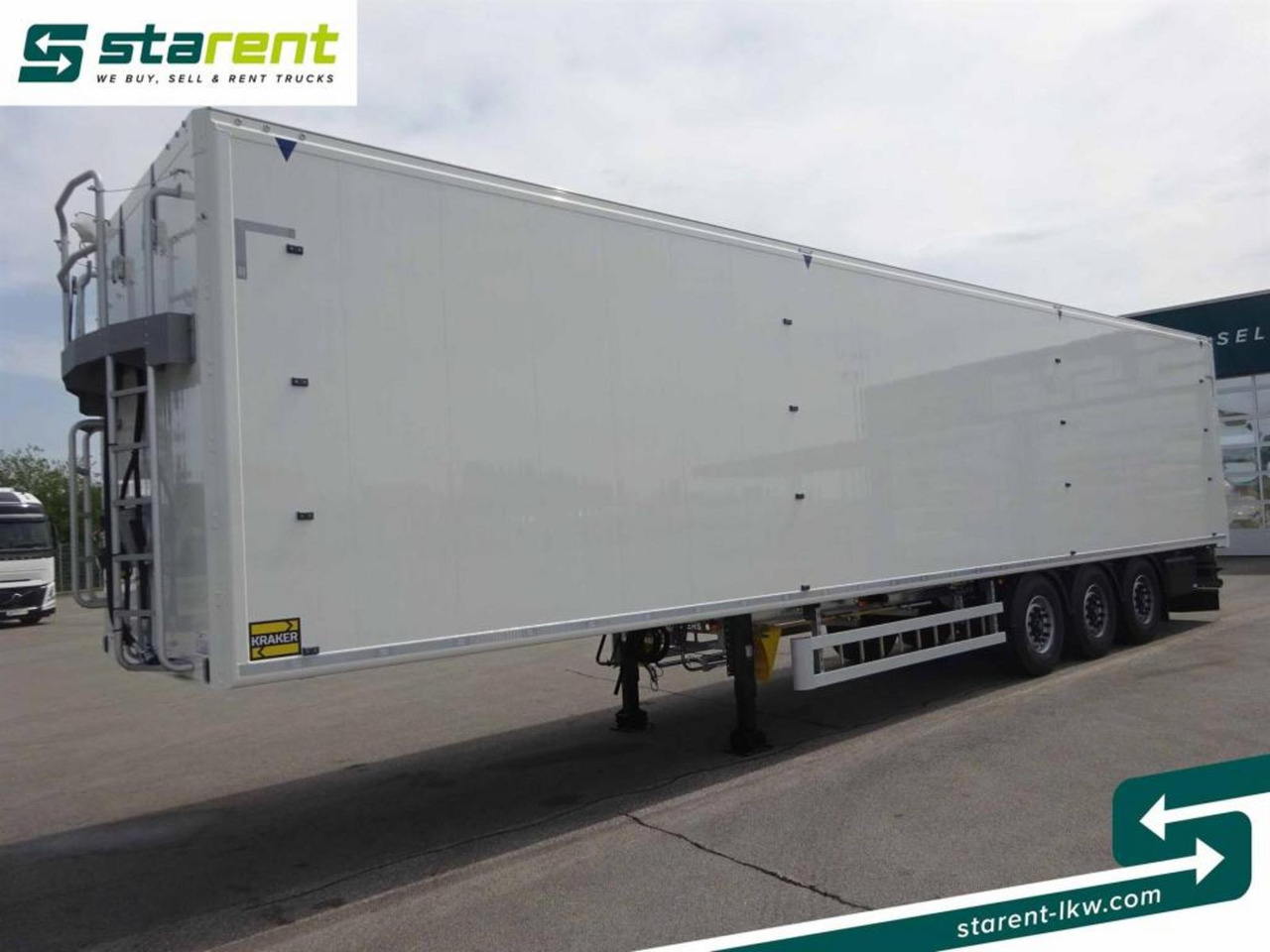 Kraker 10mm 92m³ BPW-Achsen Funk. Verzinkt Liftachse - Semi-remorque à fond mouvant: photos 1 Kraker 10mm 92m³ BPW-Achsen Funk. Verzinkt Liftachse - Semi-remorque à fond mouvant: photos 1