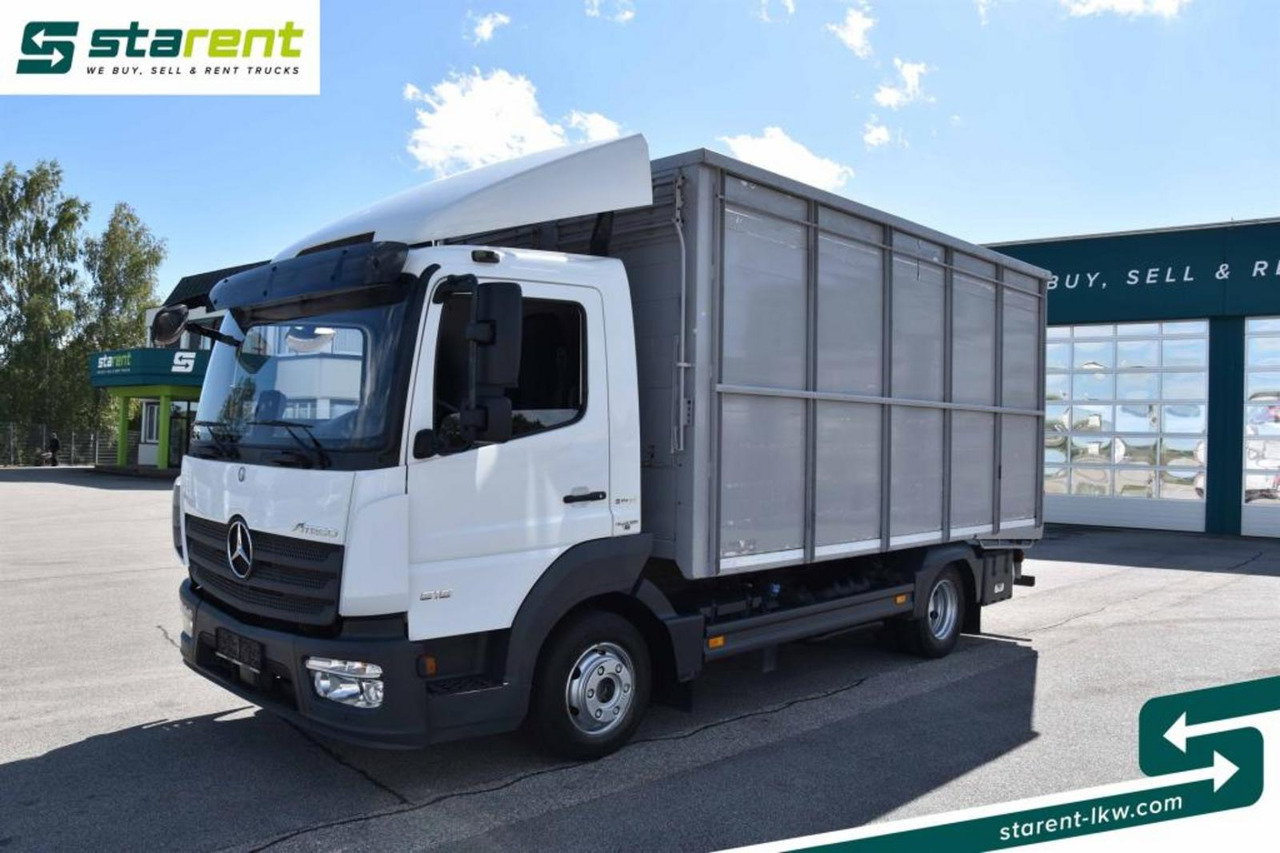 Mercedes Benz 818 Viehtransporter Scheuwimmer Aufbau - Camion bétaillère: photos 1 Mercedes Benz 818 Viehtransporter Scheuwimmer Aufbau - Camion bétaillère: photos 1