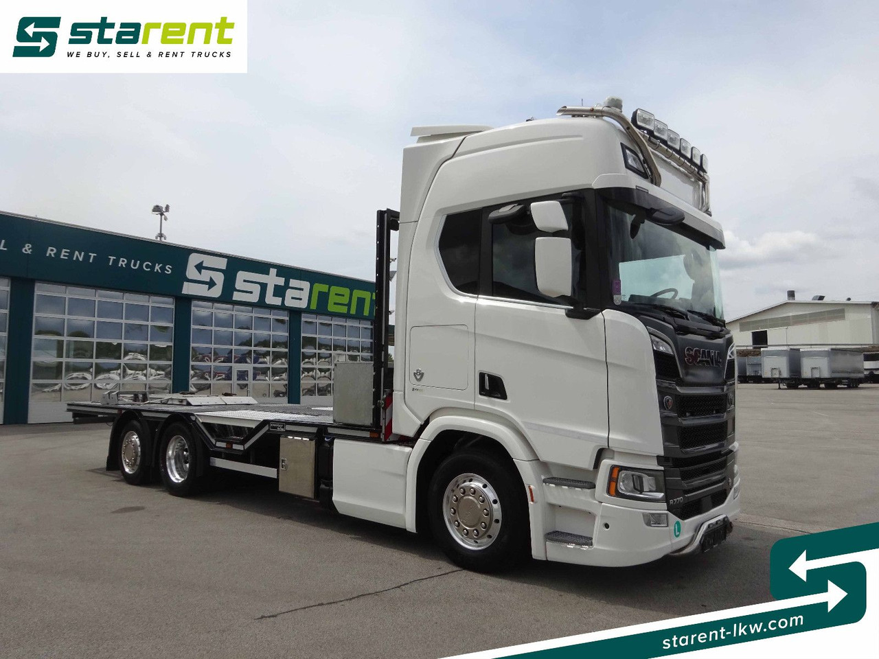 Scania R770 V8 Fahrzeugtransporter, Retarder, Seilwinde - Camion plateau: photos 3 Scania R770 V8 Fahrzeugtransporter, Retarder, Seilwinde - Camion plateau: photos 3