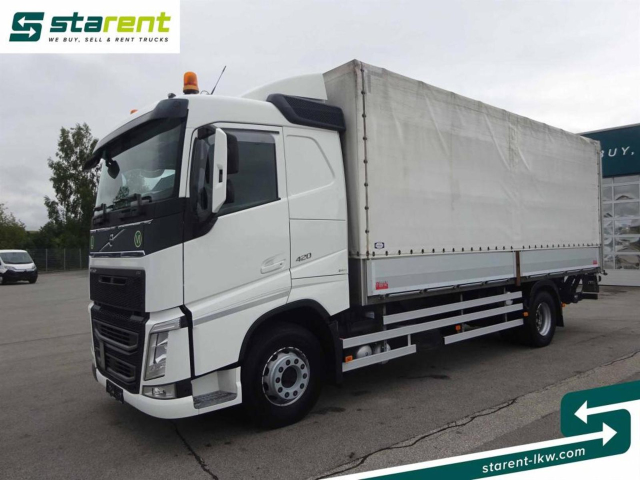 Volvo FH 420 Planenaufbau LBW 2000Kg Kamera Bett - Camion à rideaux coulissants: photos 1 Volvo FH 420 Planenaufbau LBW 2000Kg Kamera Bett - Camion à rideaux coulissants: photos 1