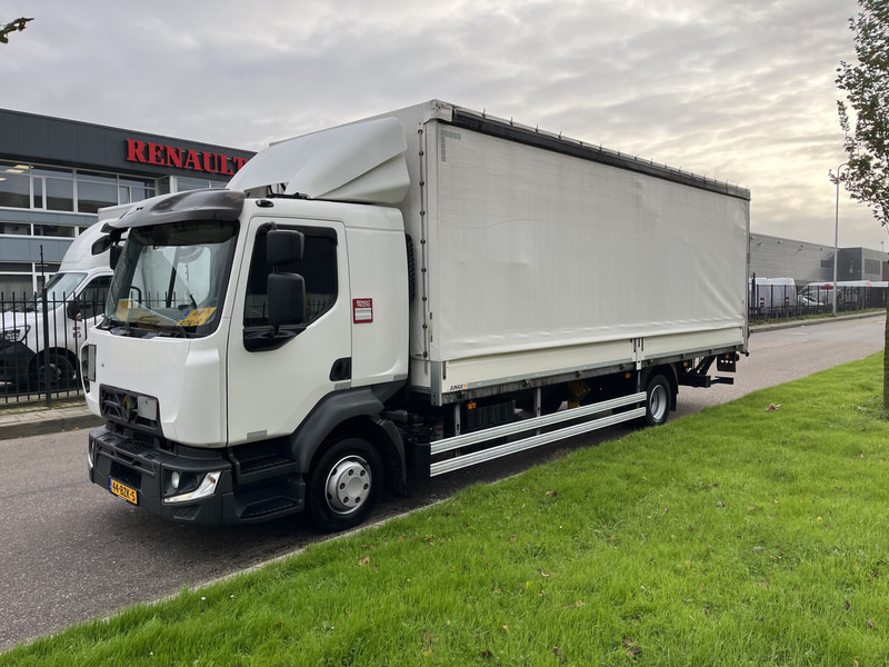 Renault D 240 4X2, Global cabine, Euro 6, Airco , laadklep 1500 kg - Camion à rideaux coulissants: photos 1 Renault D 240 4X2, Global cabine, Euro 6, Airco , laadklep 1500 kg - Camion à rideaux coulissants: photos 1
