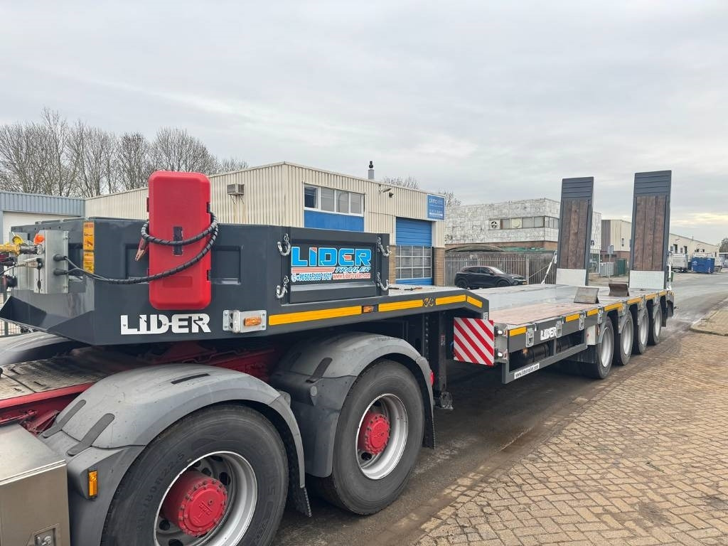 Semi-remorque surbaissé Lider ld07 86 ton 4 axel steel spring UNUSED: photos 11 Semi-remorque surbaissé Lider ld07 86 ton 4 axel steel spring UNUSED: photos 11