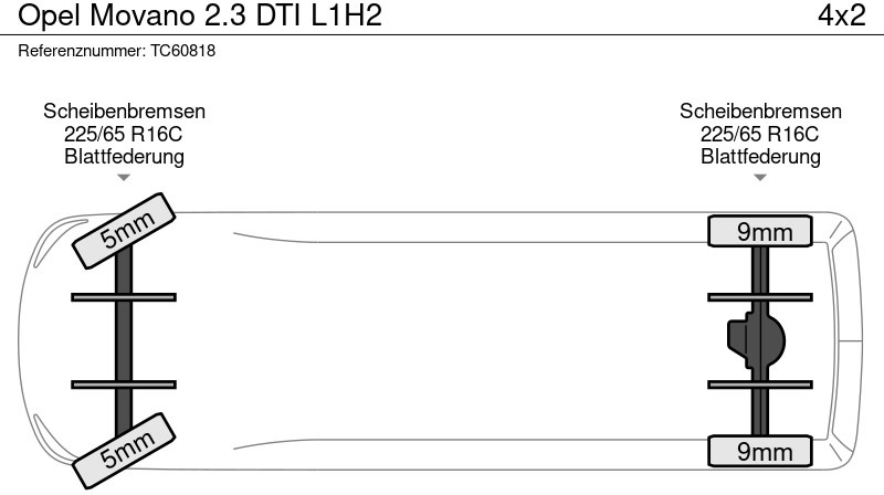 Opel Movano 2.3 DTI L1H2 - Fourgonnette: photos 5 Opel Movano 2.3 DTI L1H2 - Fourgonnette: photos 5