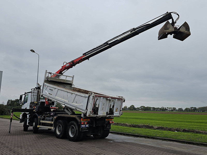 Camion benne, Camion grue Mercedes-Benz AROCS 3243 FASSI F175A023: photos 6