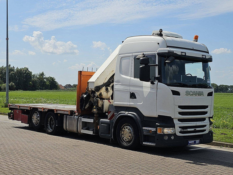 Photo d'intérieur 1: Camion plateau, Camion grue Scania R440 6X2*4 HMF 5020 K5