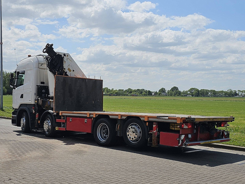 Camion plateau, Camion grue Scania R490 HMF 6020: photos 6