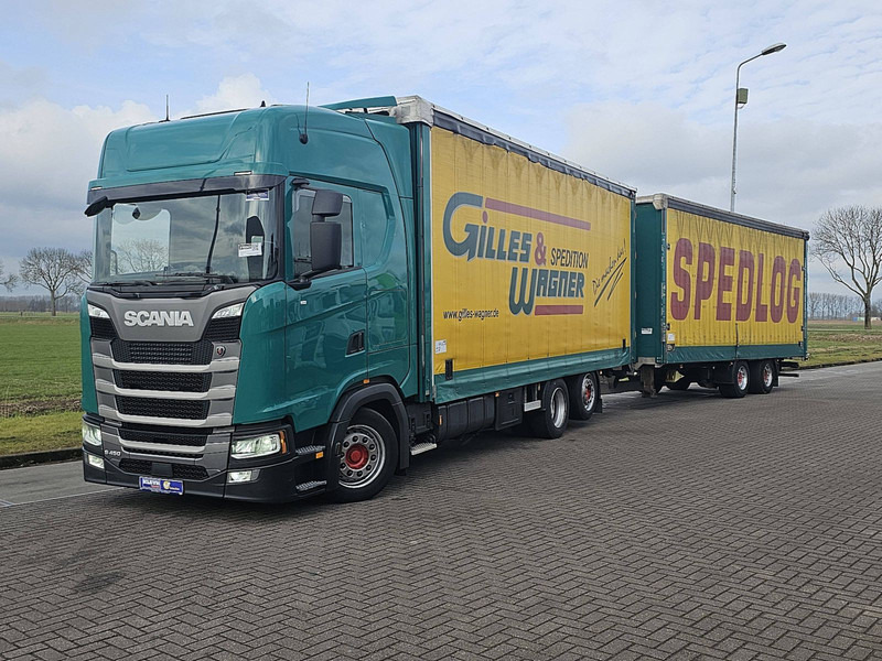 Camion à rideaux coulissants Scania S450 6X2*4 FORKLIFT CONN.: photos 14