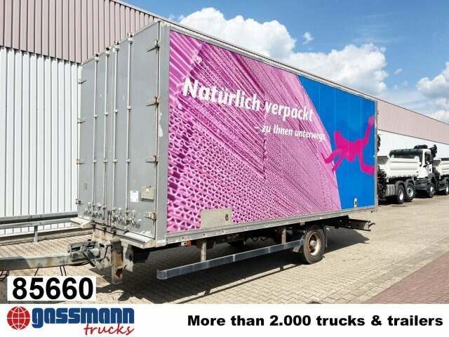 Ackermann Ackermann, Z-LA-F 6.5/5.2 E, durchladbar, 42 cbm - Remorque fourgon: photos 1 Ackermann Ackermann, Z-LA-F 6.5/5.2 E, durchladbar, 42 cbm - Remorque fourgon: photos 1