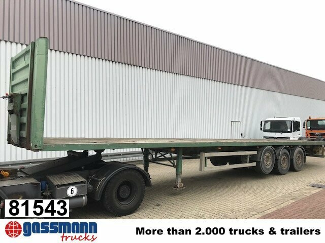 General Trailer SYY3FP Plattformauflieger, Liftachse - Semi-remorque plateau: photos 1 General Trailer SYY3FP Plattformauflieger, Liftachse - Semi-remorque plateau: photos 1